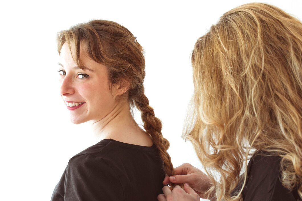 how to braid with layered hair