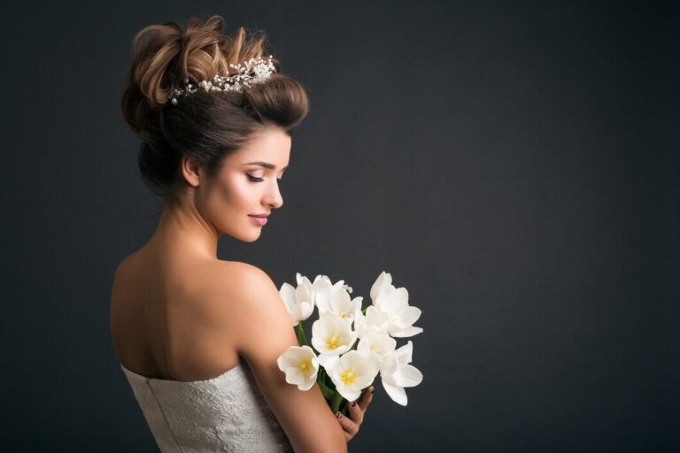 hairstyle for bridesmaid